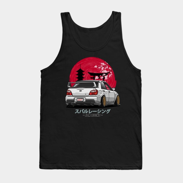 JDM Subie Impreza WRX  Bugeye 2000 Tank Top by Guyvit